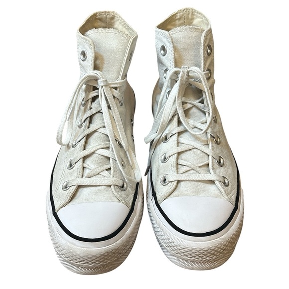 CONVERSE Chuck Taylor All Star Lift Womens High Top Shoes White size 9 - Picture 15 of 16